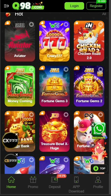 Q98 app
