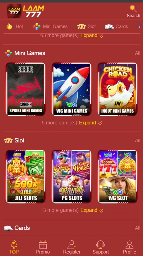 LAAM777 Game App