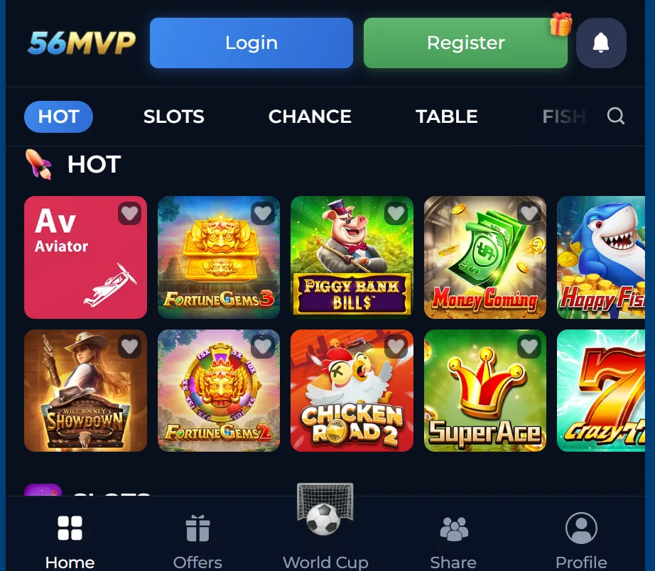 56MVP Game App