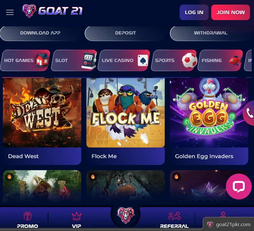 Goat21 Game App
