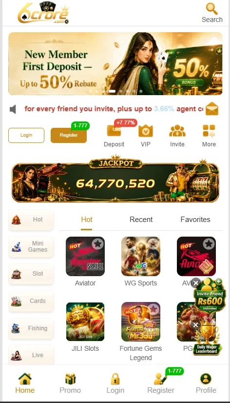 6Crore Game App