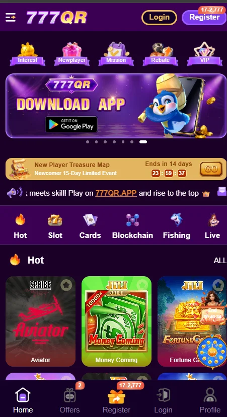 777QR Game App
