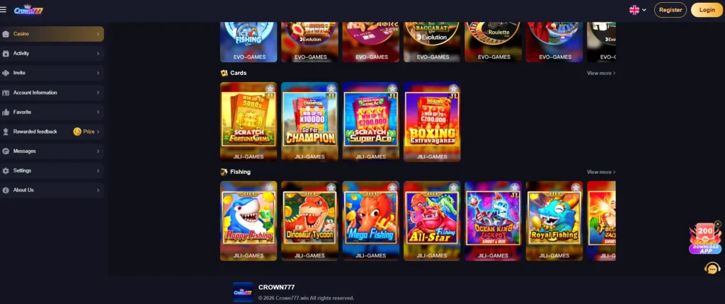 Crown777 Game Download